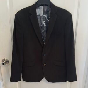 Kenneth Cole Reaction Faux Suede Sport Coat with Notch Lapels